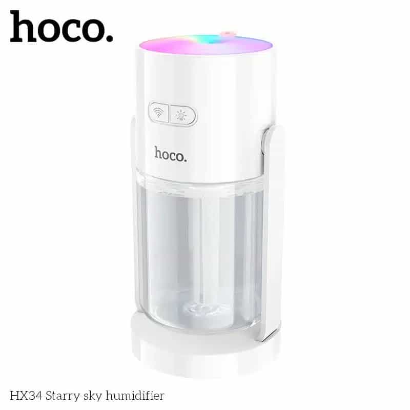 Hoco HX34 2-in-1 Starry Night Light & Humidifier - 280ML Hoco HX34 2-in-1 Starry Night Light & Humidifier - 280ML