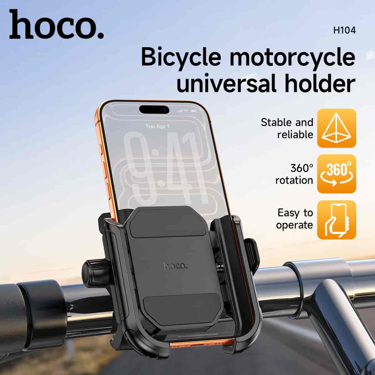 Hoco H104 Highway Riding Bike Holder For Mobile Phone Holder