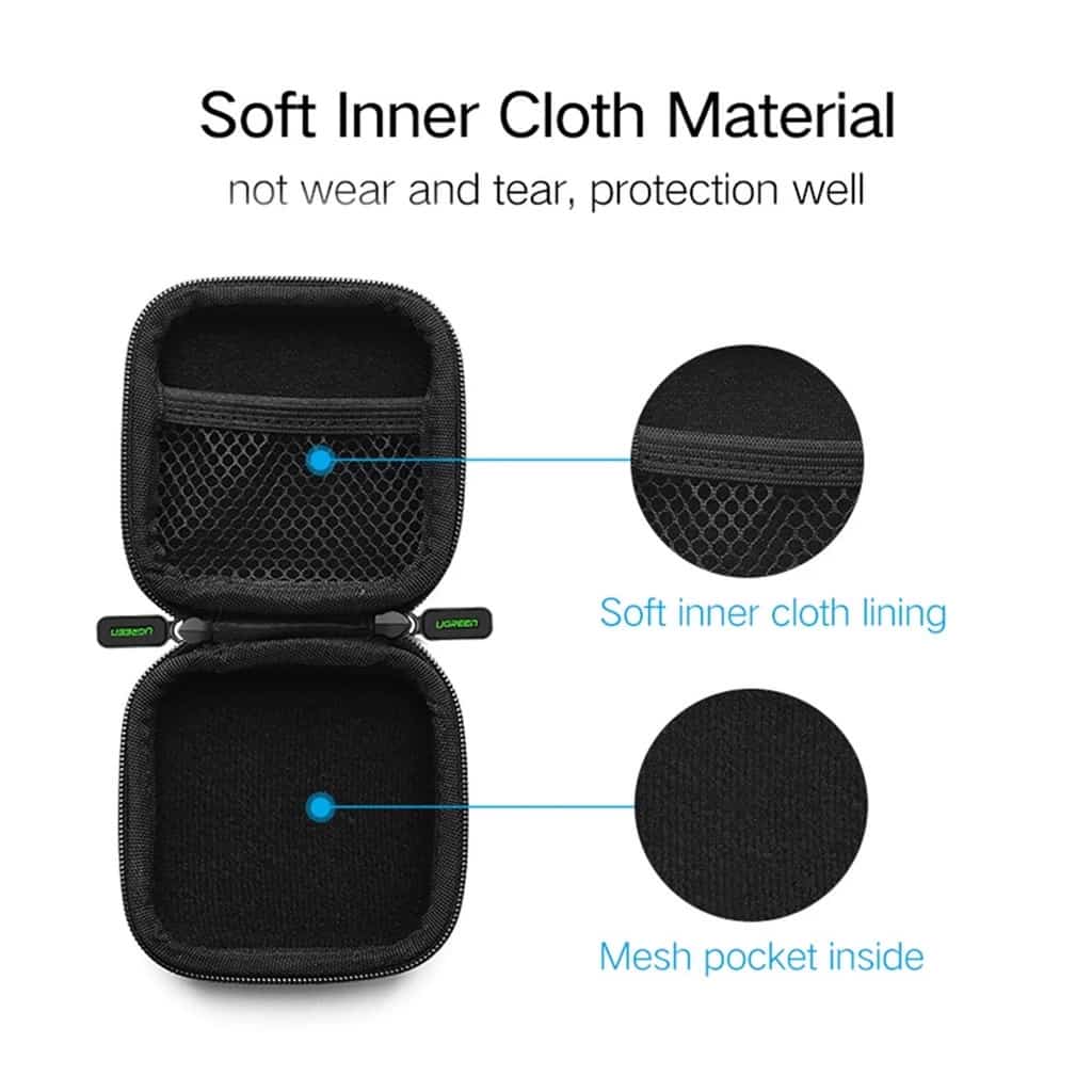 UGREEN LP128 Earphone Carrying Case Bag (Fabric)