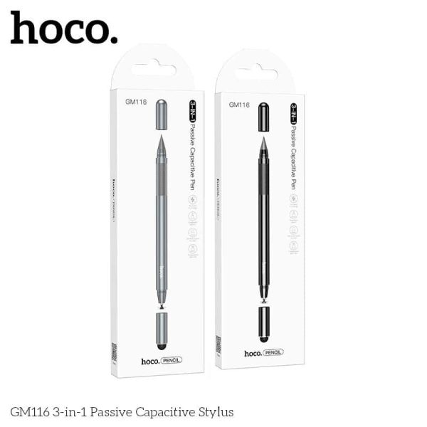HOCO GM116 3-in-1 Passive Capacitive Stylus Pen