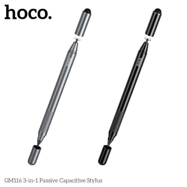 HOCO GM116 3-in-1 Passive Capacitive Stylus Pen