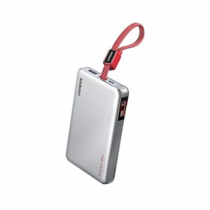 UGREEN PB541 PowerBank 10000mAh 45W Fast Charging Portable Built In Cable With Digital Display