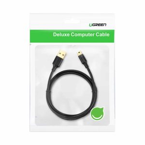 Ugreen US132 USB 2.0 A Male to Mini 5 Pin Male Cable - 1M/3M