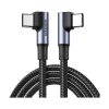 UGREEN US335 Angled USB-C to USB-C 100W 5A Fast Charging & Data Cable (1/2 Meter)