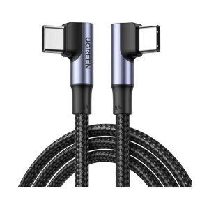 UGREEN US335 Angled USB-C to USB-C 100W 5A Fast Charging & Data Cable (1/2 Meter)